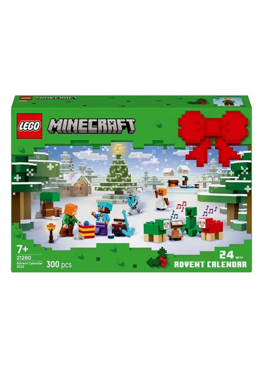 Новогодний адвент календарь ЛЕГО Майнкрафт 2025 Оригинал Minecraft Advent Calendar 2025 Lego (365251739)