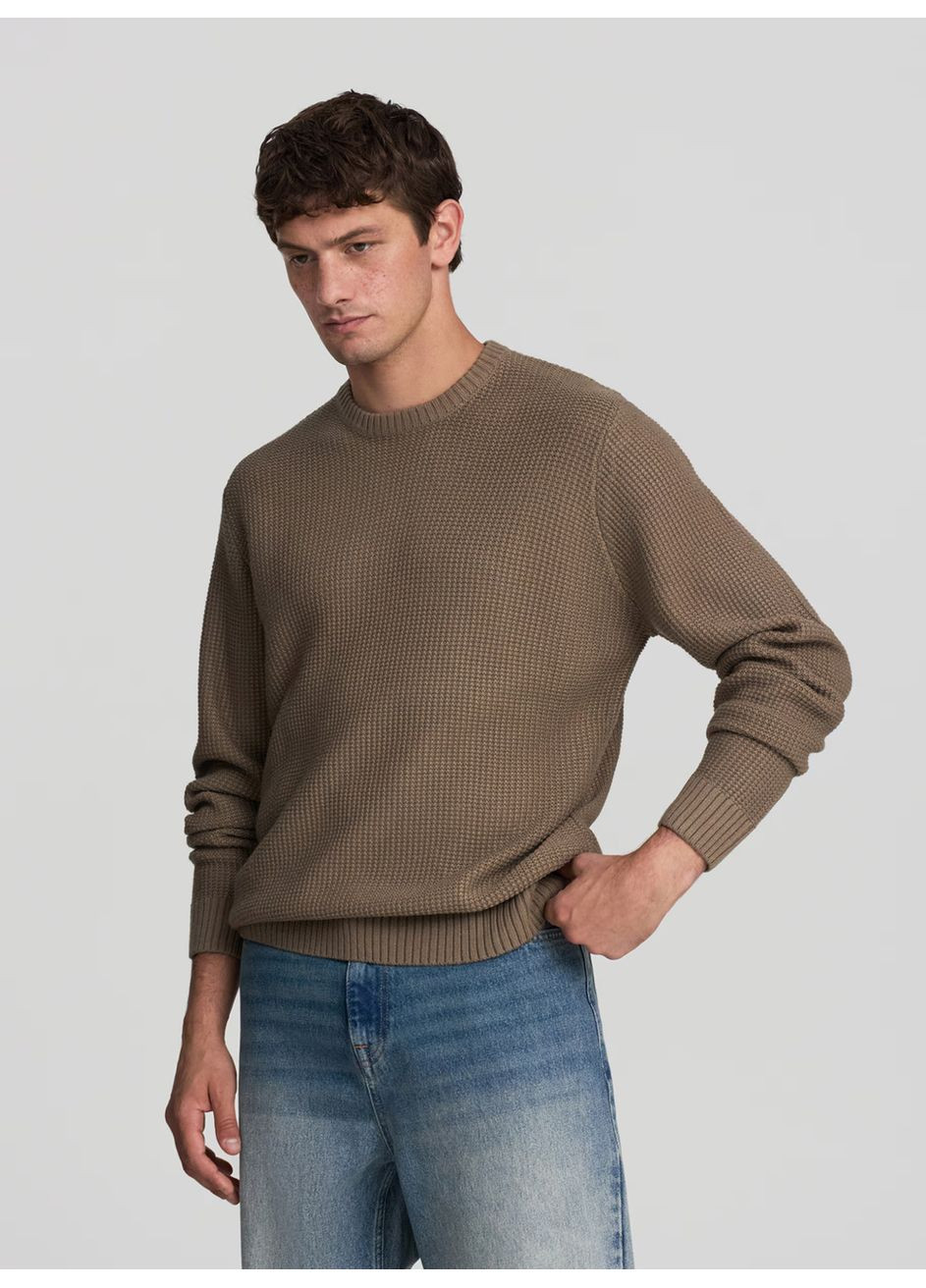 Бежевий зимовий светр чол Terranova