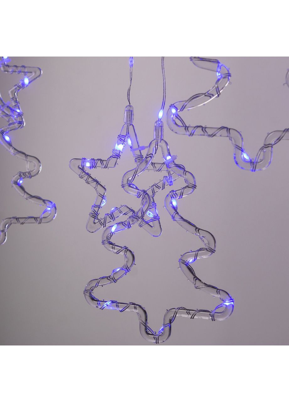 Гирлянда светодиодная штора GarlandoPro 120LED 3х0,9 м синий для праздников и интерьера освещение декор ProDobro (364189371)