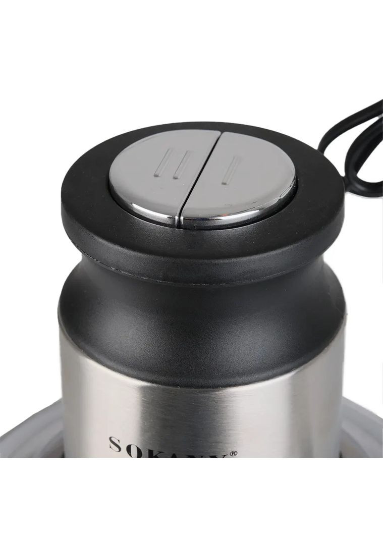 Чопер измельчитель с чашей 3 литра 4 лезвия нержавеющая сталь овощерезка Sokany (322404244)