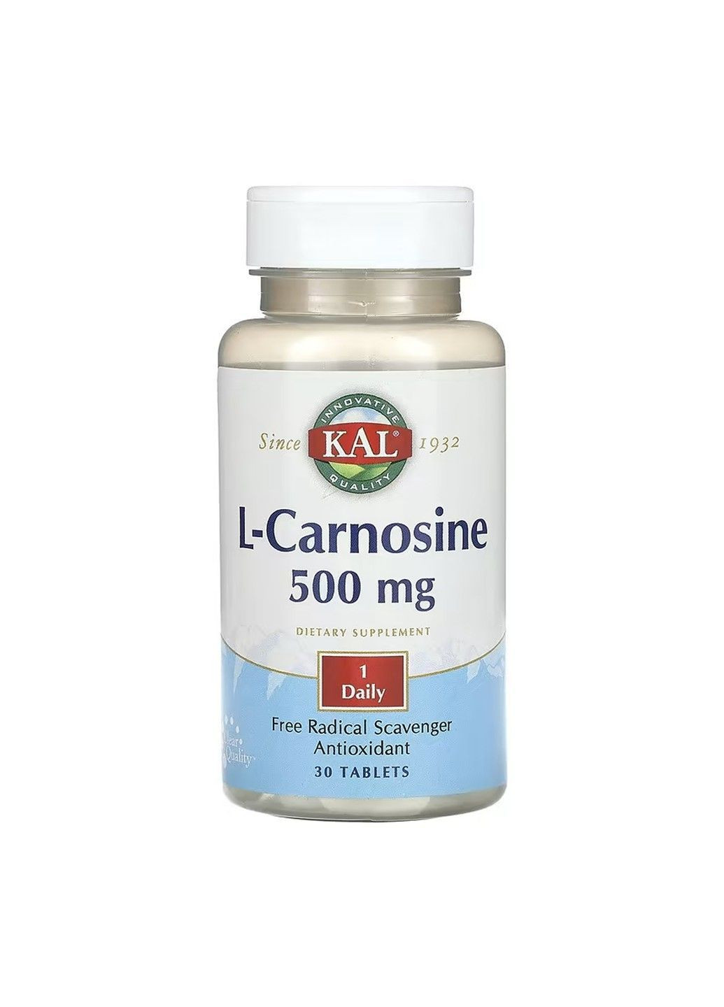 , L-карнозин, 500 мг, 30 таблеток KAL (369621595)