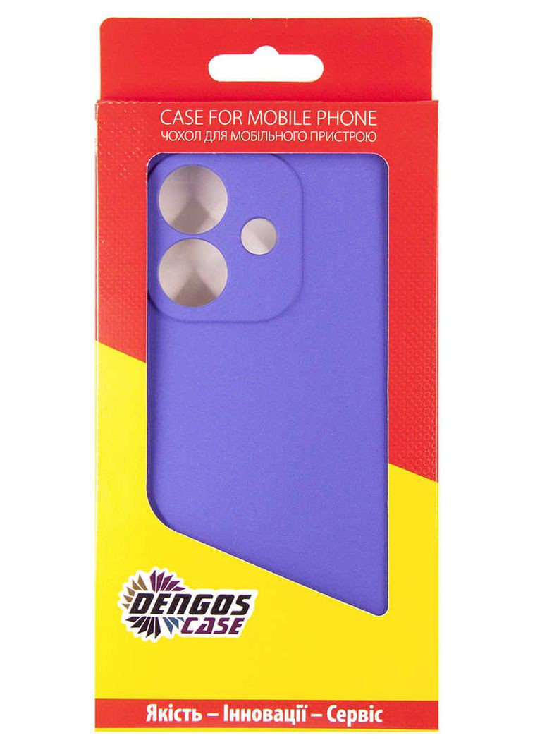 Чохол-накладка Carbon для Oppo A3X Purple (DG-KM-124) + захисне скло DENGOS (341488327)