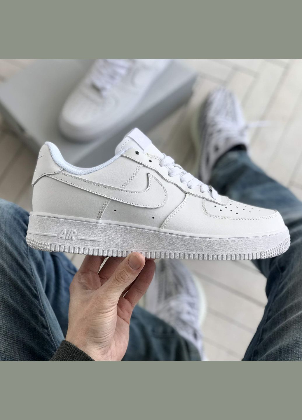 Кросівки жіночі Nike Air Force 1 Low '07 White CW2288 Найк Аір Форс 1 No Brand білі демісезони (362206750)