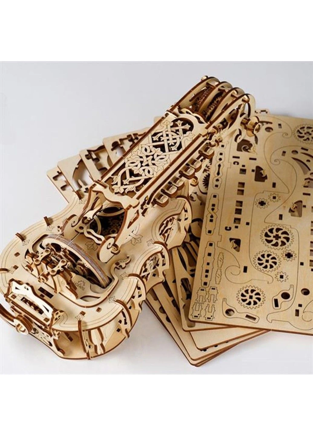 Дерев'яний механічний 3D конструктор Харді-Гарді (70030) UGEARS (335055265)