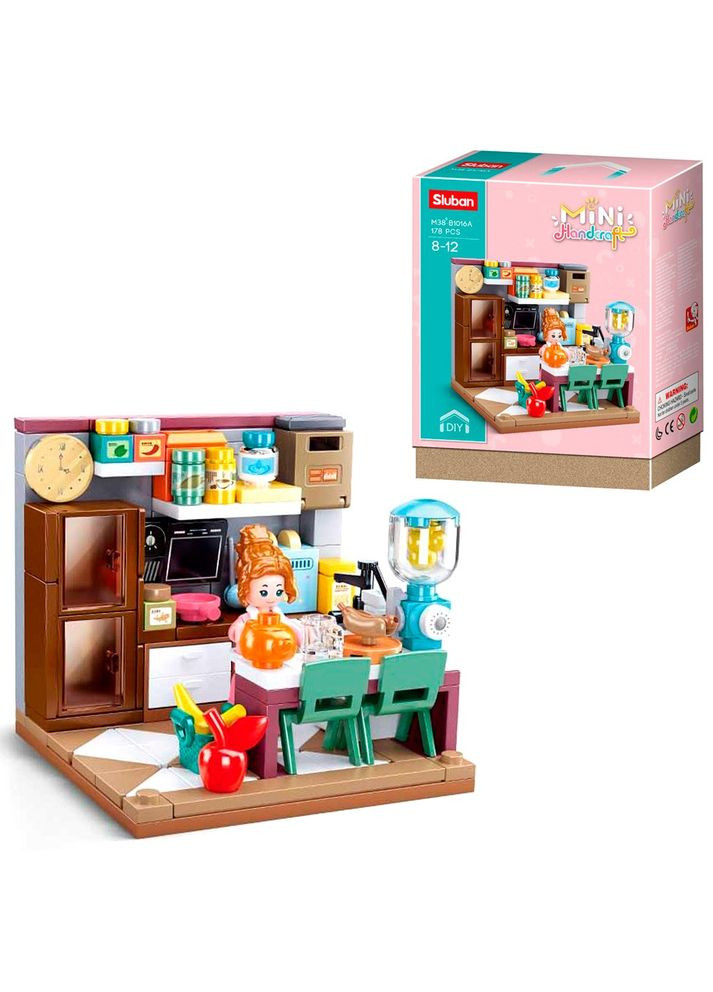 Конструктор "Mini Handcraft": Кухня, 178 деталей Home (368909297)