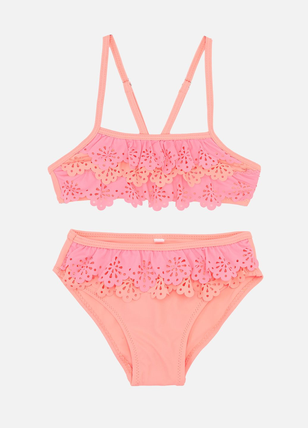 Оранжевый летний купальник для девочки цвет оранжевый cb-00270405 No Brand