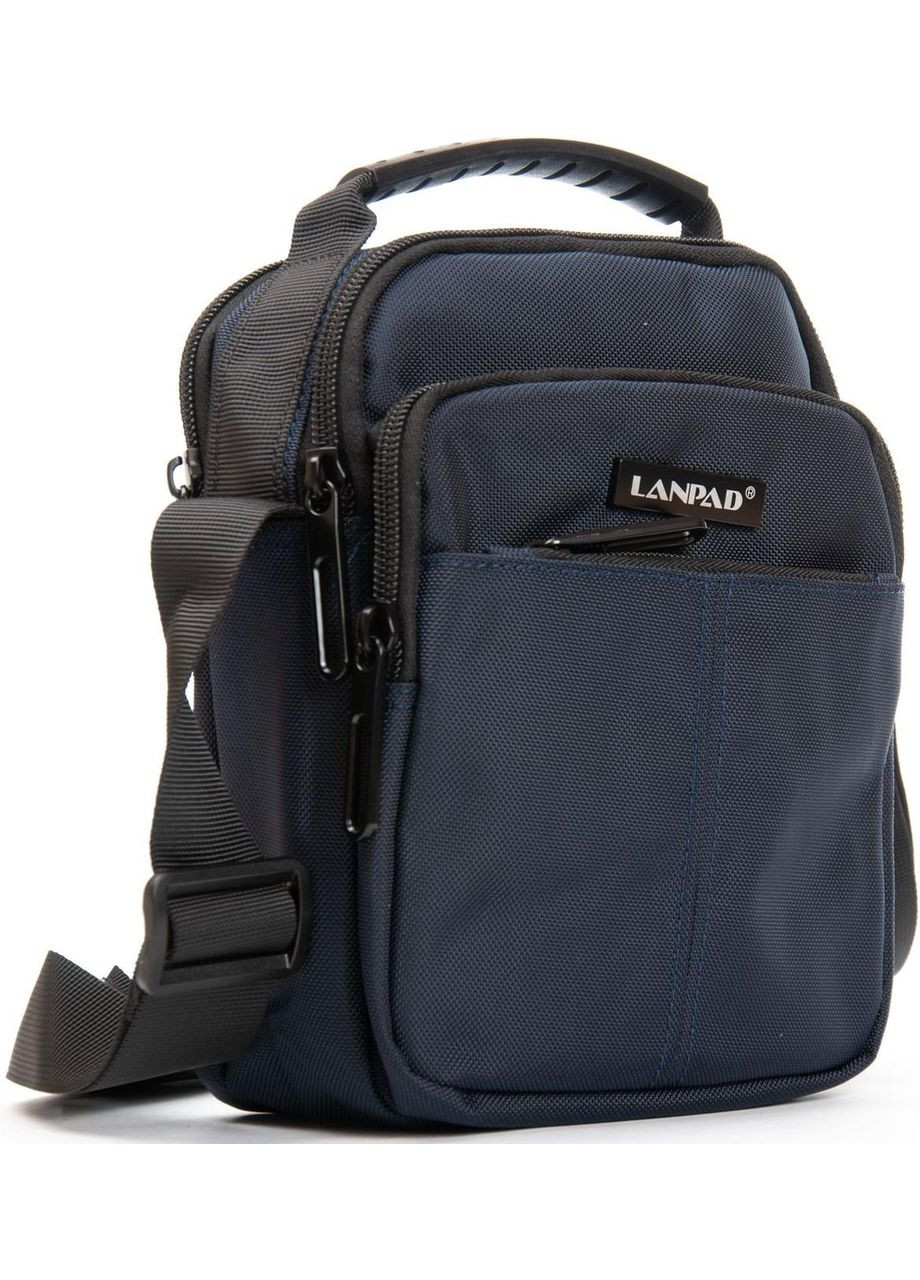 Сумка чоловіча на плече Синя Lanpad (363902364)