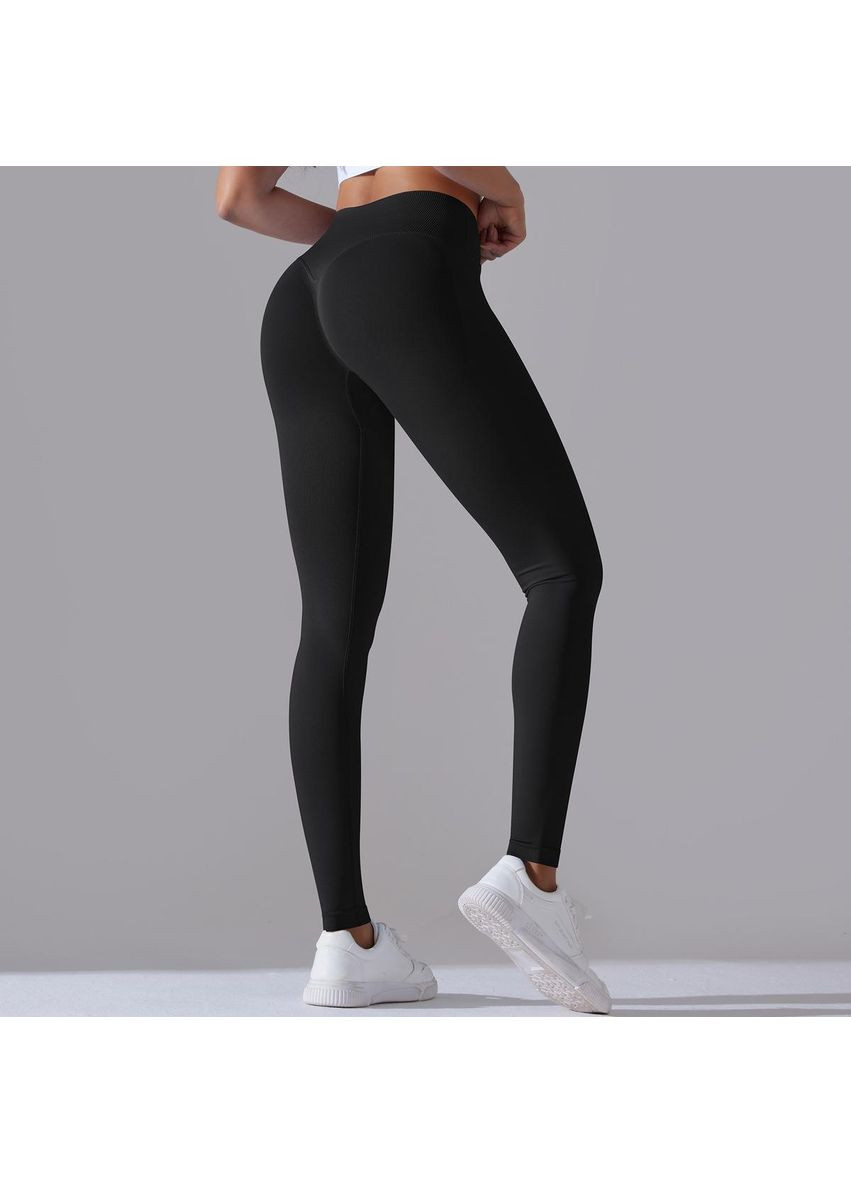 Лосини фітнес з ефектом push-up V-образним поясом No Brand (353302940)