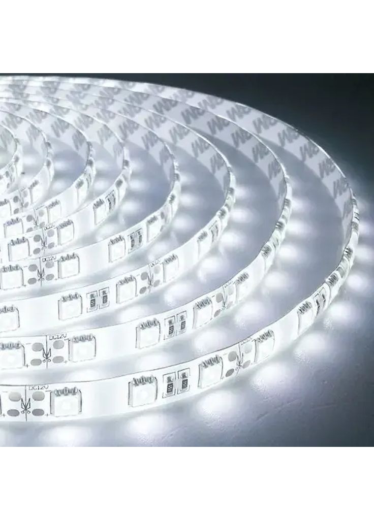 Світлодіодна стрічка OEM ST-12-5050-60-CW-65-V2 біла, герметична, 1м BIOM (361068488)