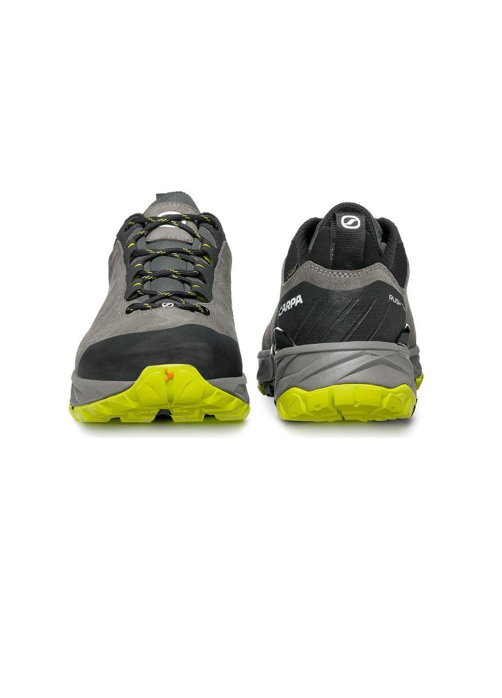 Цветные всесезонные кроссовки rush trail gtx серый-жёлтый Scarpa