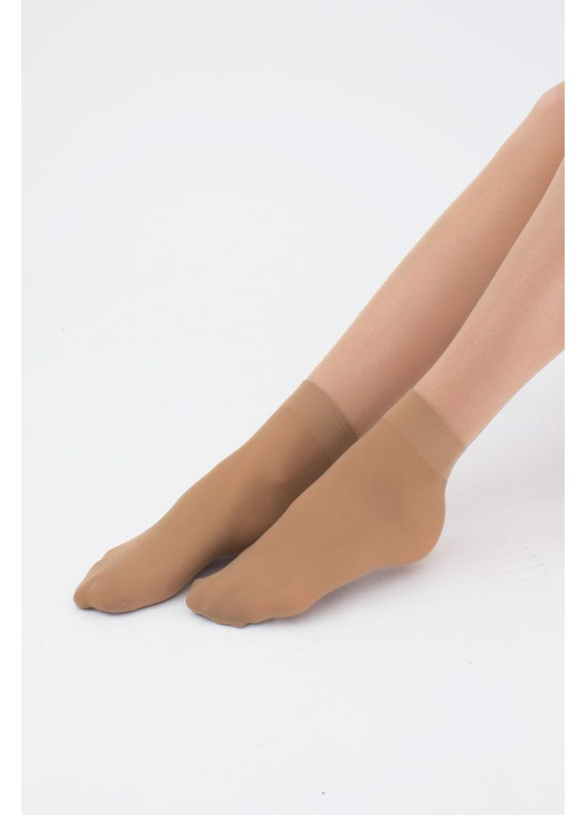 Бежевые носки женские Giulia однотонные (351854384)