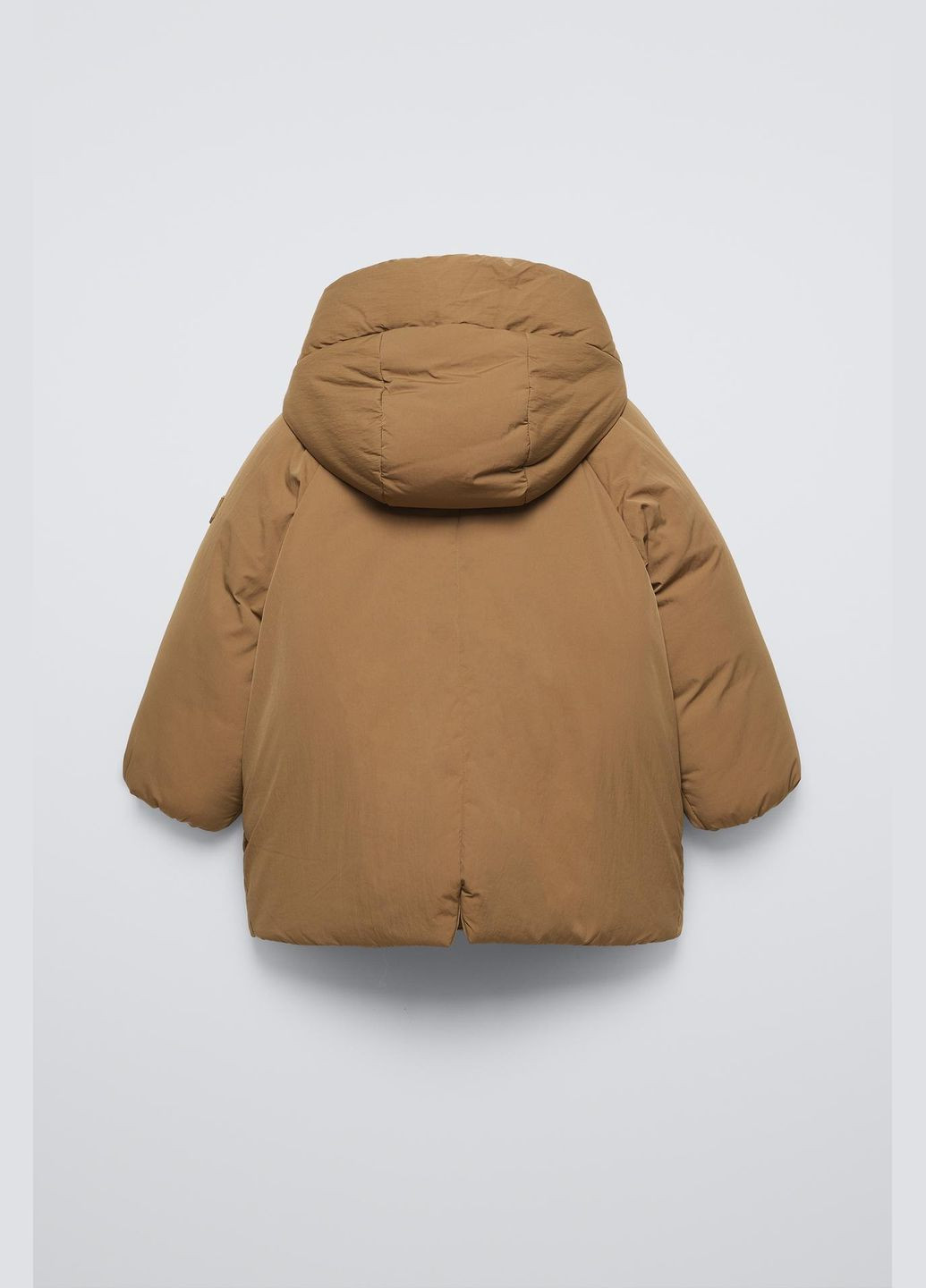 Коричневая детская зимняя куртка для девочки 5644/625 коричневый Zara