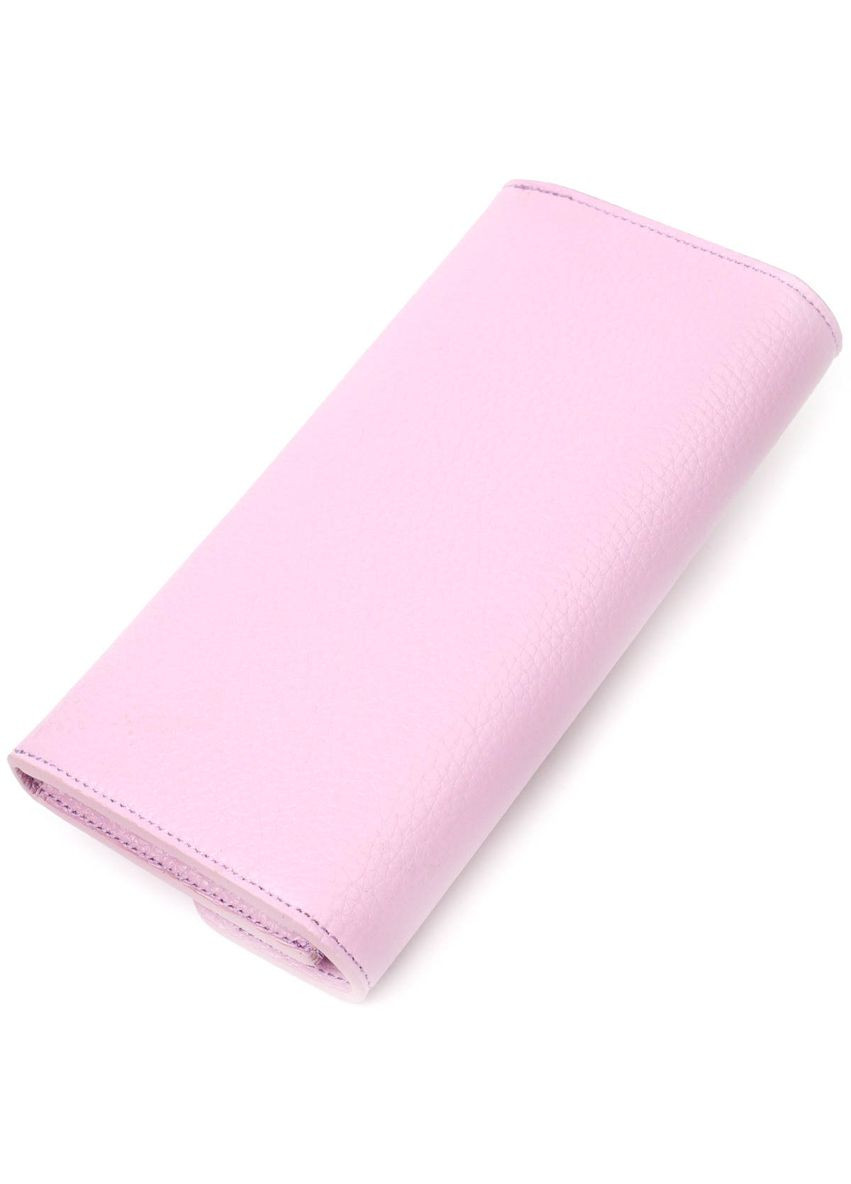 Стильный женский кошелек с монетницей на молнии из натуральной кожи 21964 Лиловый Tony Bellucci (329148996)