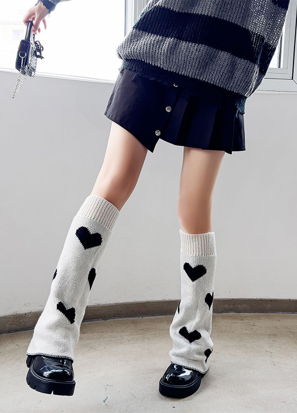 Гетри клеш з серцями No Brand (305569444)