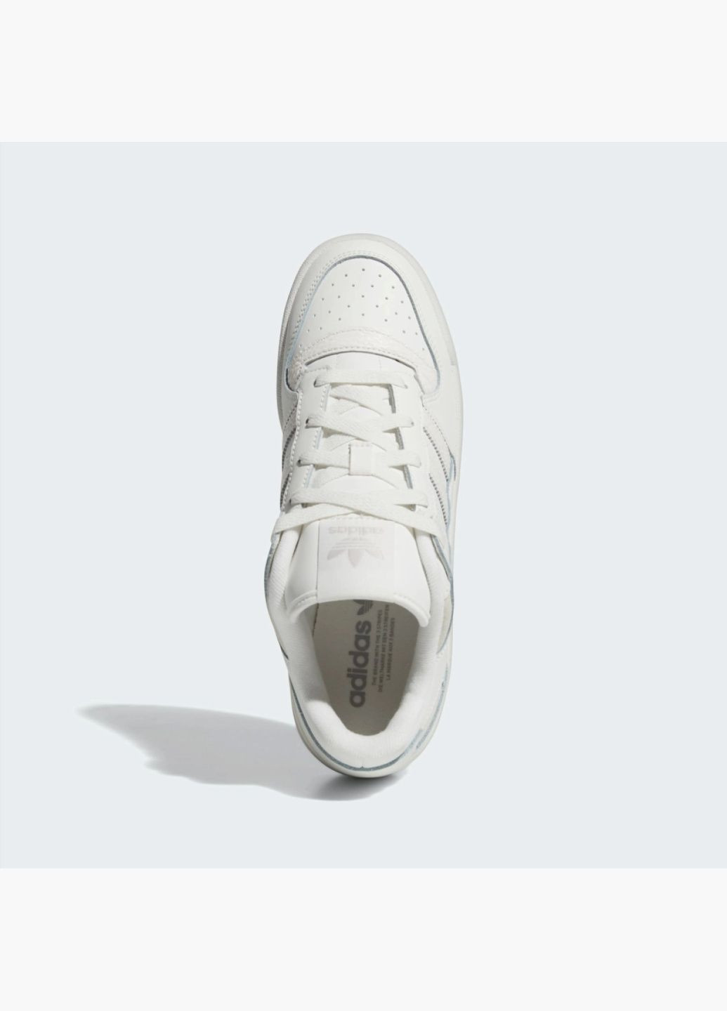 Білі всесезонні кросівки унісекс forum low cl white ih7828 adidas