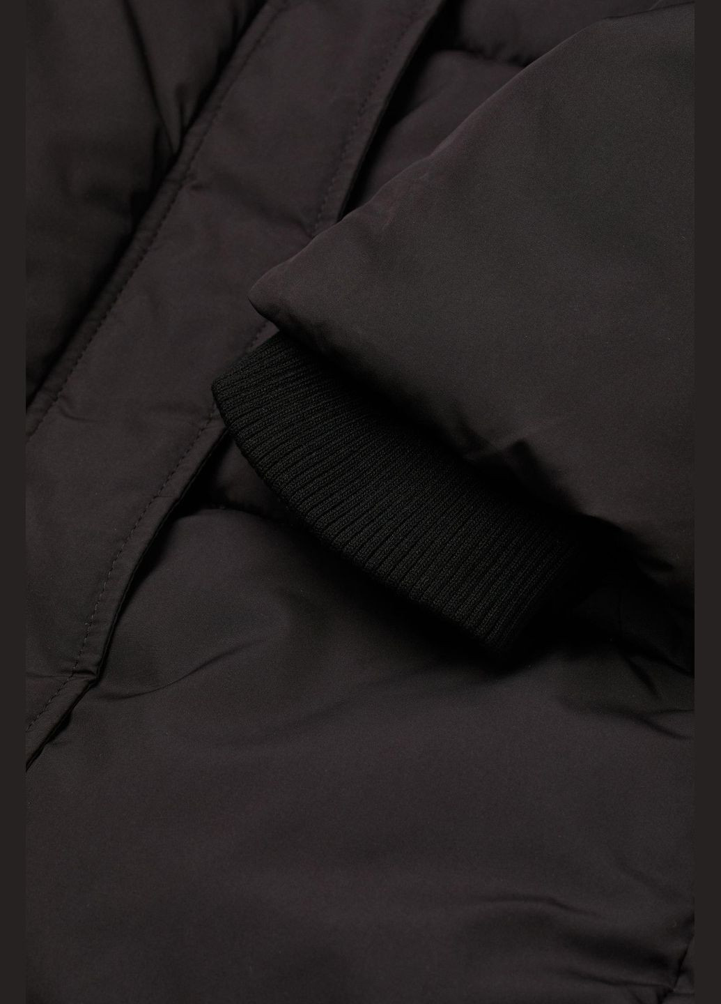 Черная куртка зима,черный, H&M