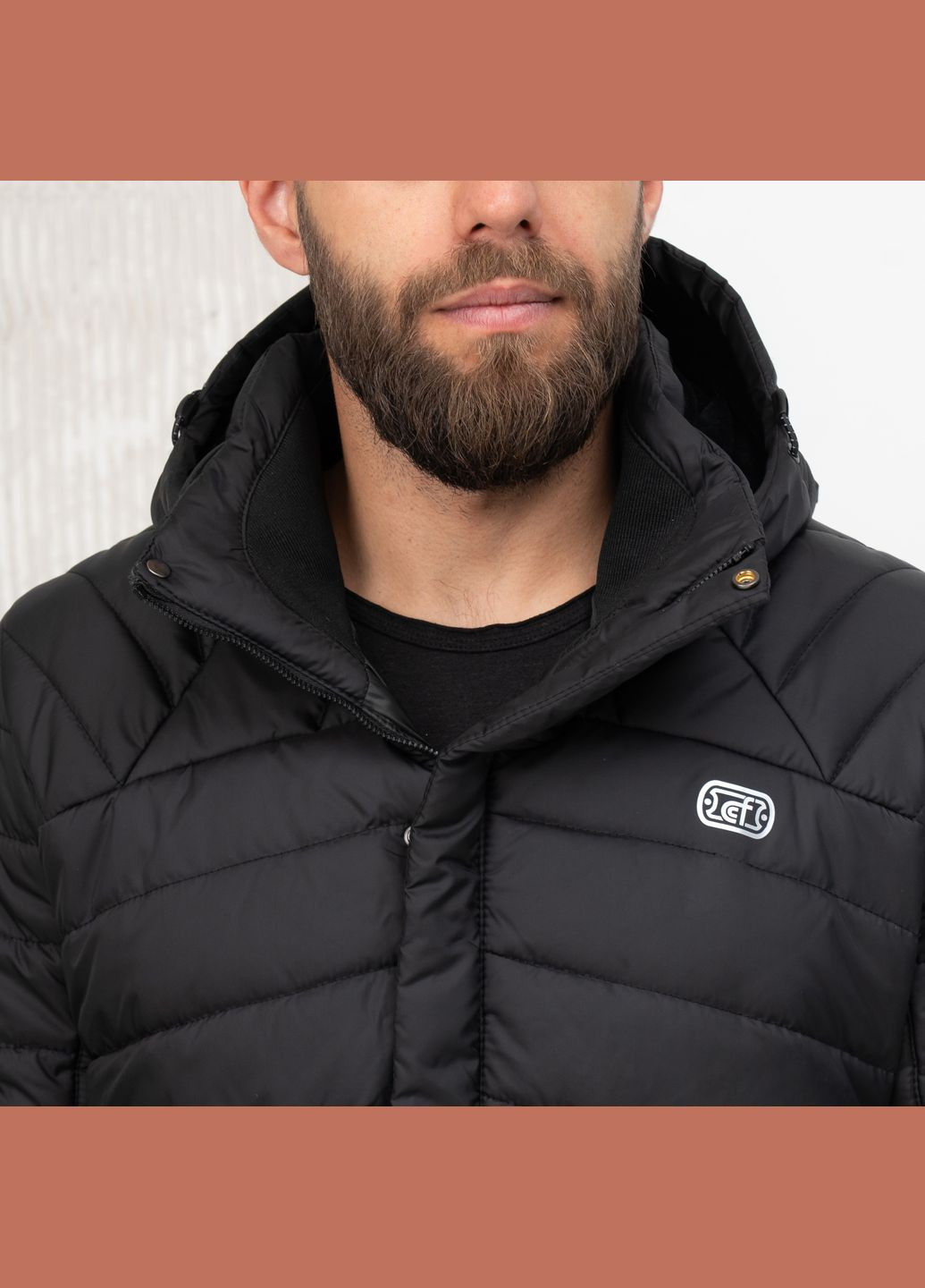 Черная демисезонная демисезонная мужская куртка большого размера SK