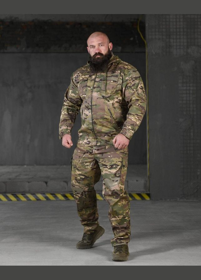 Тактичний демісезонний костюм 3в1 штани+куртка+футболка мультикам No Brand