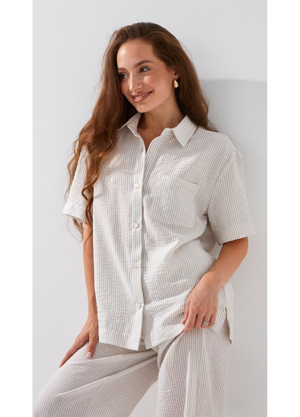 Сорочка з візерунком жіноча K-WTC02312 shop (2000999243882) LAWA (365044832)