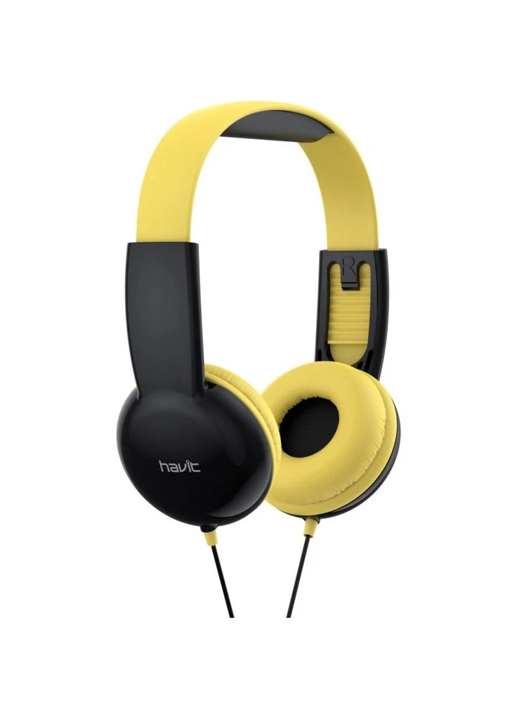 Наушники HV-H211d /Black (ek06425) Havit HV-H211d Yellow/Black (392041923)