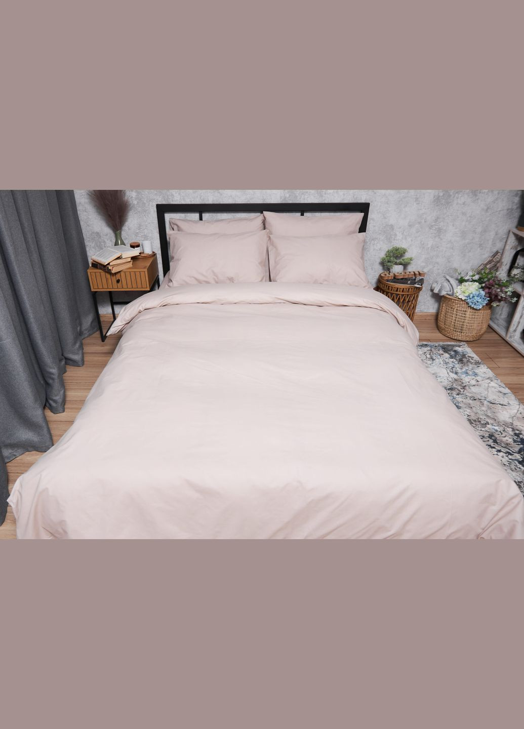 Комплект постільної білизни Бязь Gold Люкс «» Сімейні 160х220х2 наволочки 2х50х70 (MS-820004616) Moon&Star Blanc (293147987)