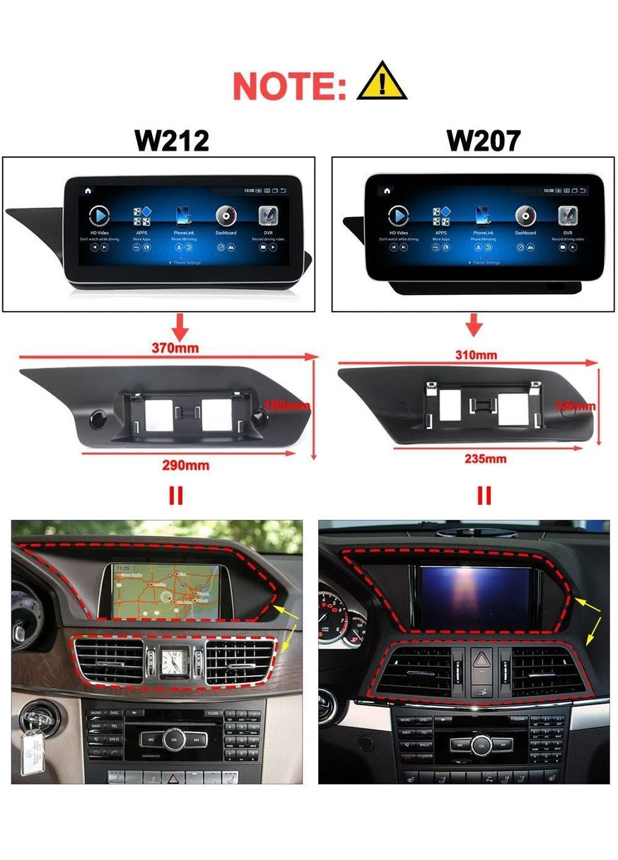Штатная магнитола MERCEDES BENZ E-Class W207 NTG4.5 2013-2014 4+64Gb 12.3" AMS (378912169)