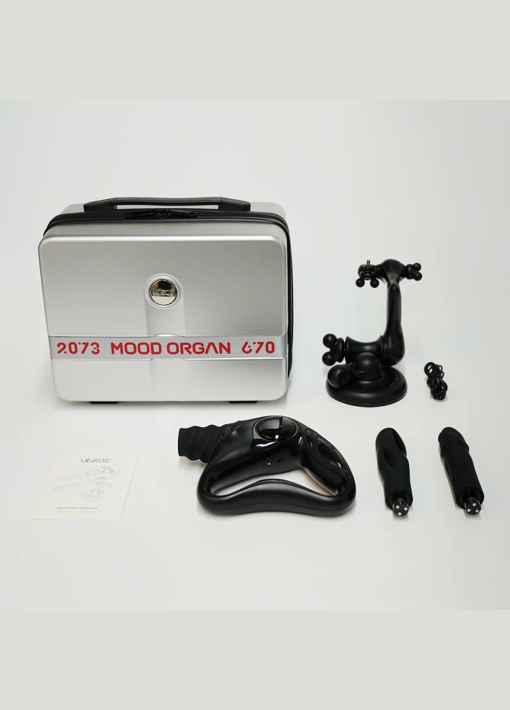 Секс-машина UEROS Nexus Power Gray с фрикциями, вибрацией и вращательной стимуляцией, серая UPKO (332769580)