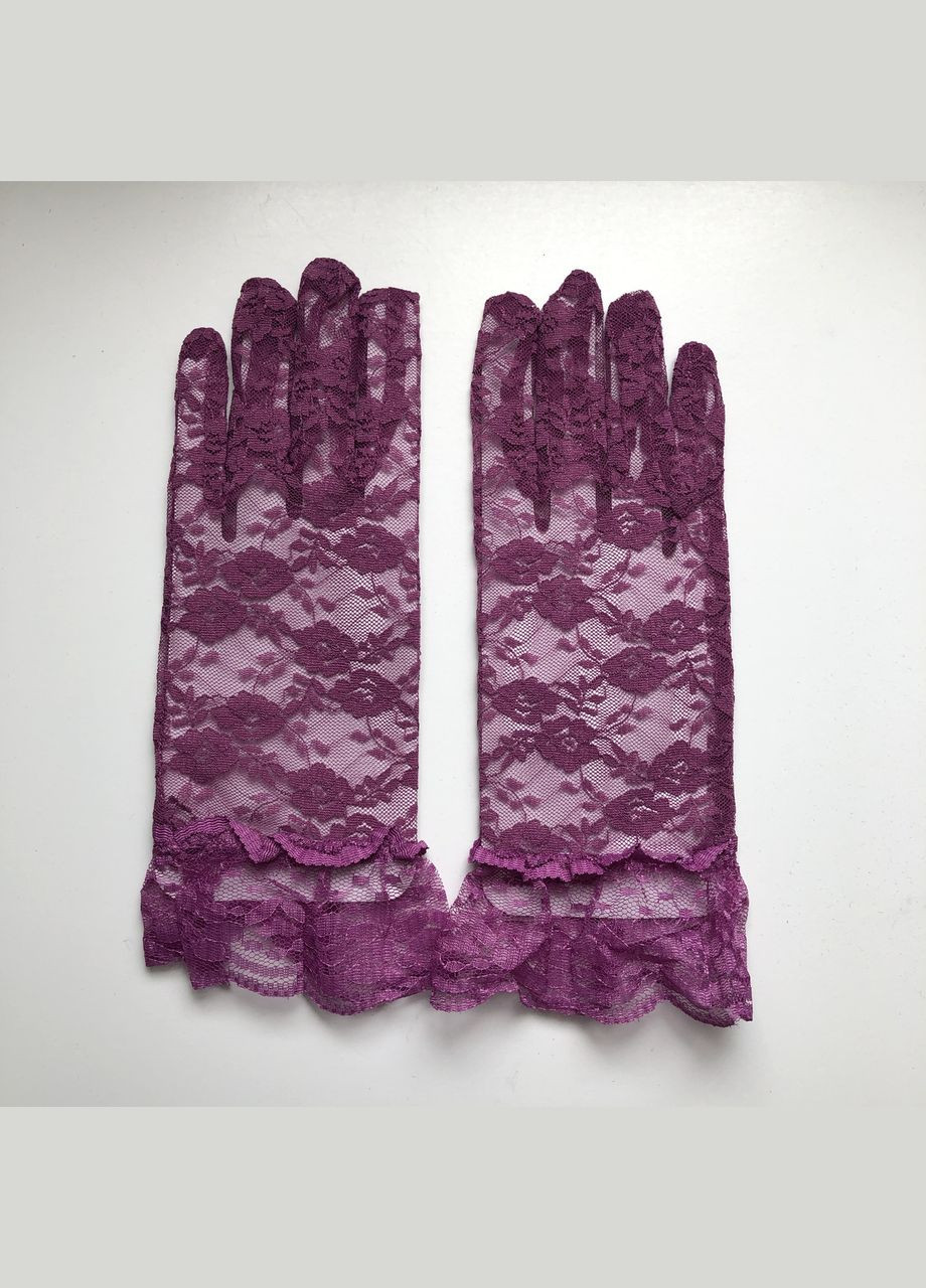 Кружевные перчатки ажурные (арт.7014) No Brand (348431053)