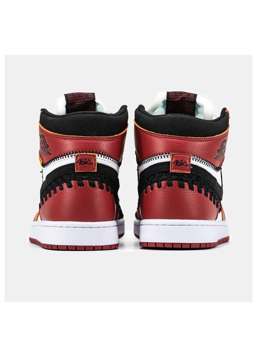Комбіновані Осінні кросівки чоловічі Nike Air Jordan 1 Retro x Union L.A