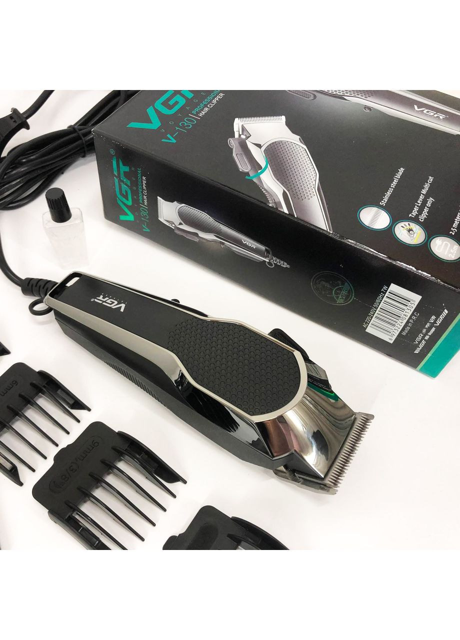 Машинка для удаления волос на лице V-130, Машинка окантовочная профессиональная TU-902 для бороды VGR (351486379)