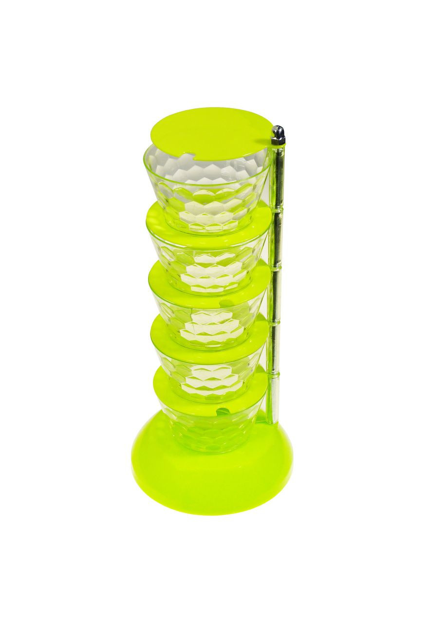 Настільна обертова стійка для приправ і спецій із 5 чашами Supretto (318019957)