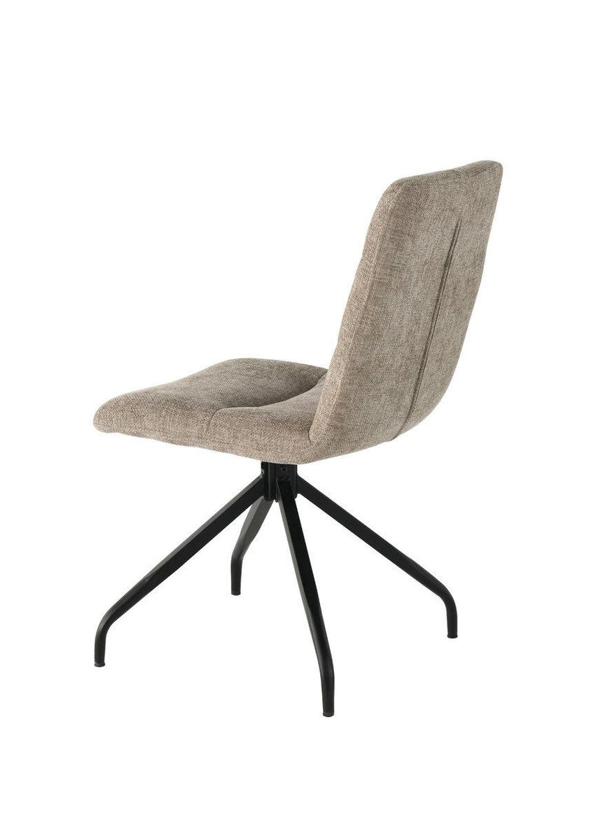 Стілець DAMIR чорний каркас/темно-сірий тк. Intarsio (365461464)