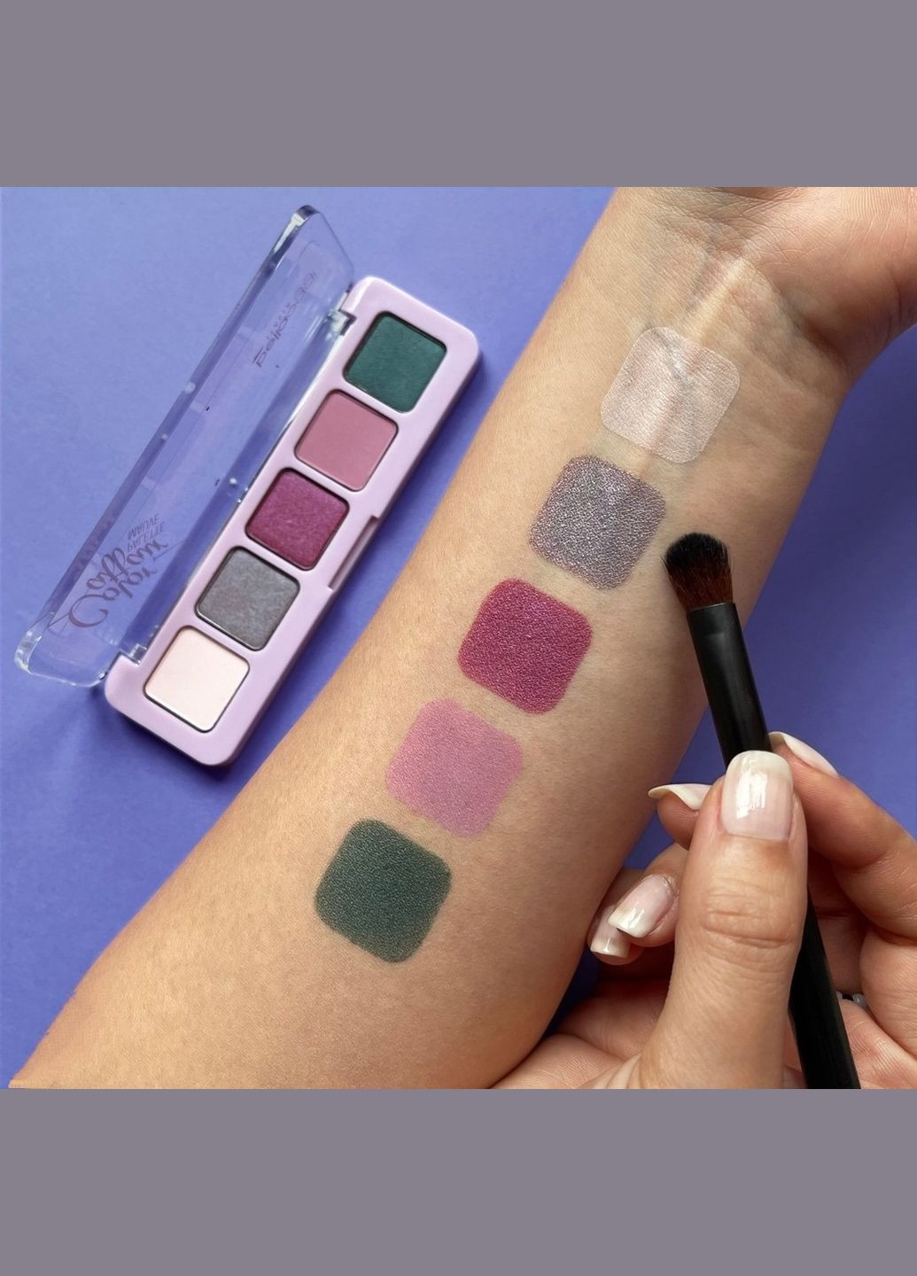 Палитра теней Color Affair Palette Occhi Multifinish - 003 Mauve 4г Bellaoggi (307497496)