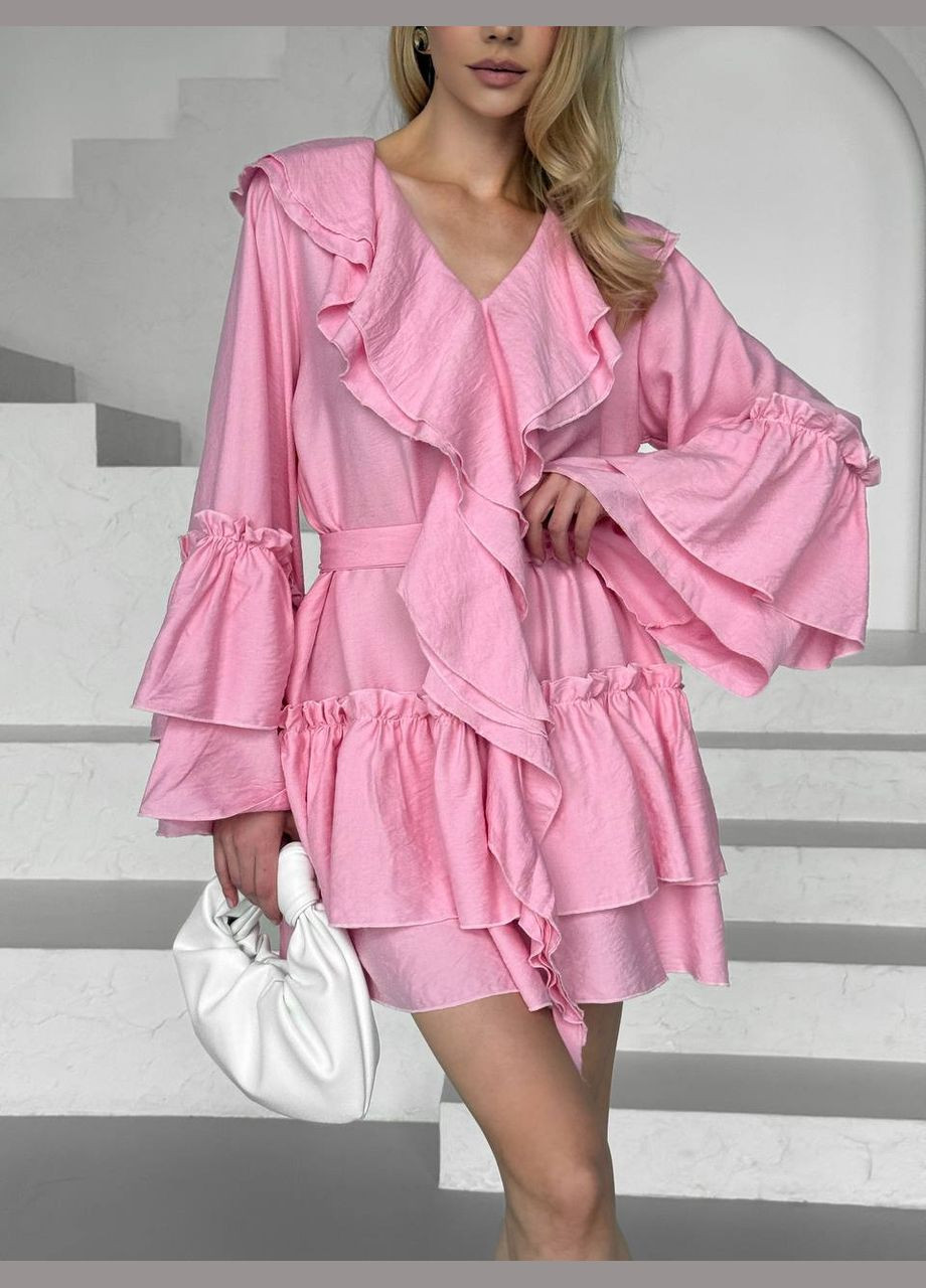 Рожева ділова, повсякденний, кежуал, вечірня жіноча сукня Україна