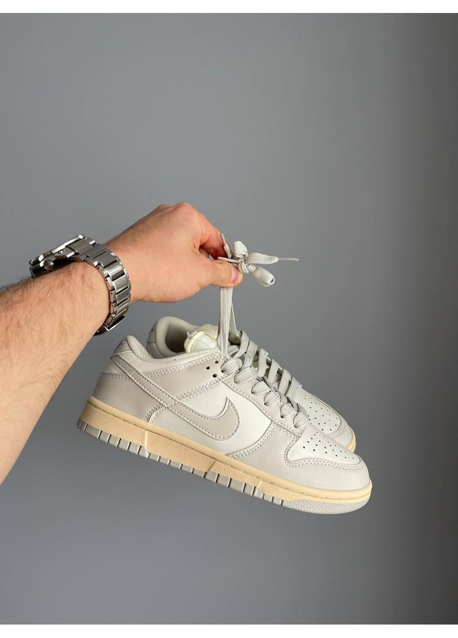 Кросівки жіночі і чоловічі Nike SB Dunk Low Grey Fog | Найк сб Данк низькі сірі No Brand сірі демісезони (356764839)