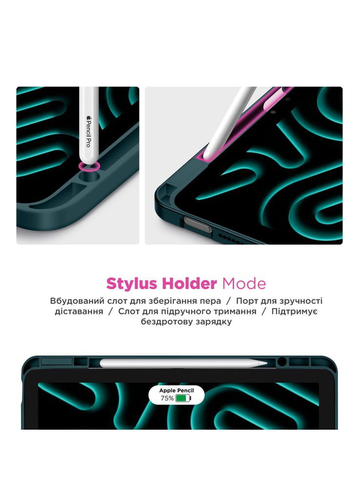 Чохол до планшета Y-Type PEN Samsung Galaxy Tab A9+ Pine Green (ARM85503) ArmorStandart (362211574)