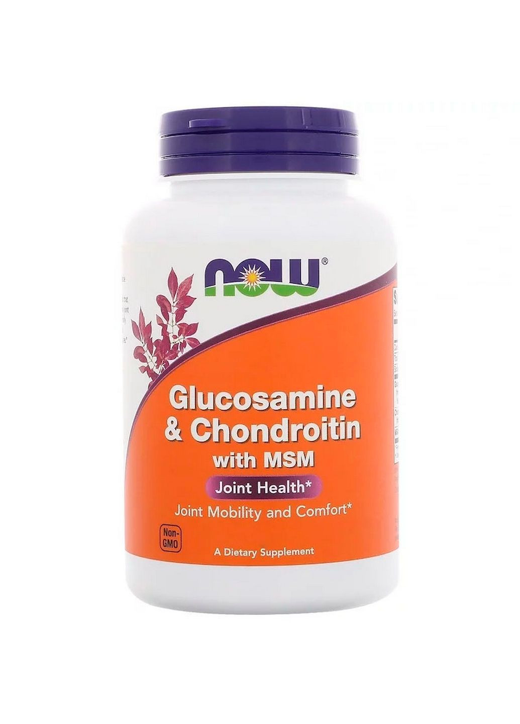 Препарат для суглобів та зв'язок Glucosamine Chondroitin with MSM, 90 капсул Now (293415570)