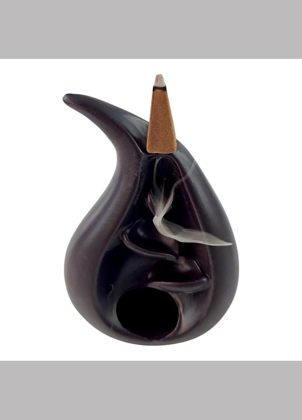 Підставка під пахощі Back Flow чорна "Магічний каскад" (14х9, 5х 5, 7 см) No Brand (316718669)