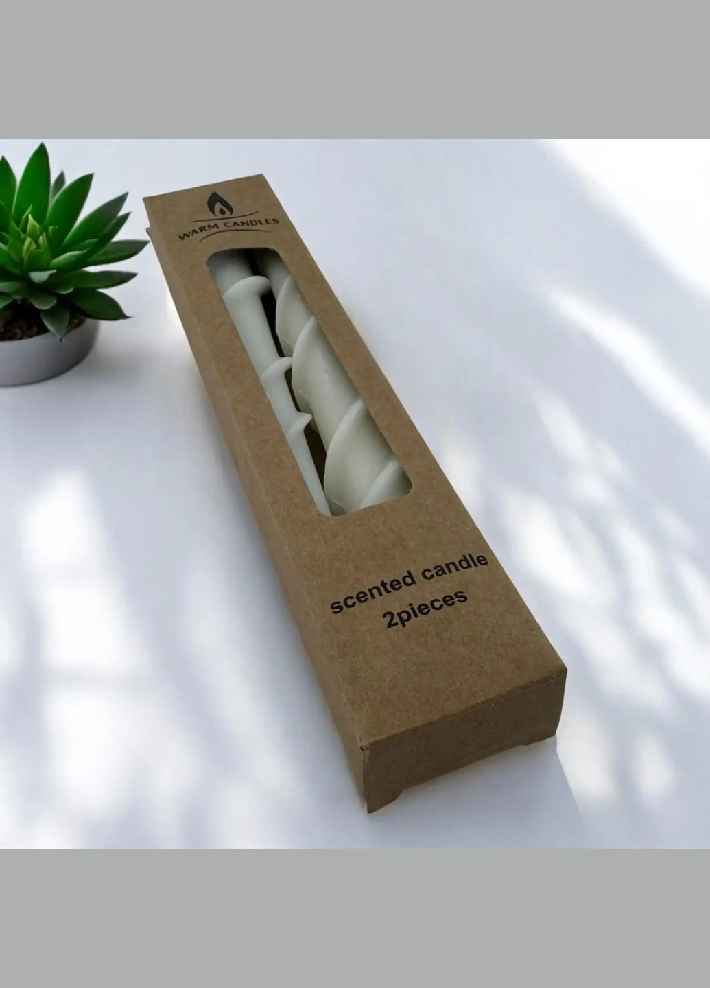 Свечи "Танец планы" набор из 2 штук (20 см) No Brand (316718179)