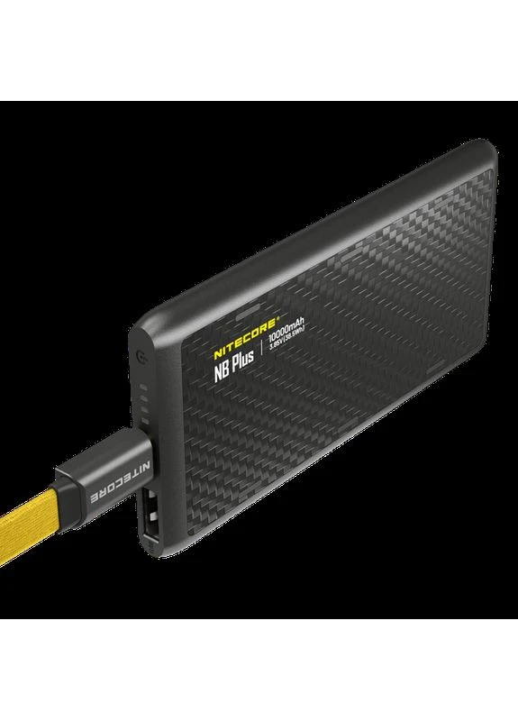 Внешний зарядное устройство Power Bank NB PLUS (QC 3.0, 10000 mAh,, IPX-7, USB-C, легкий) Nitecore (394953346)