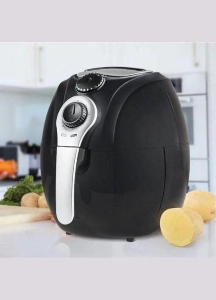 Аэрофритюрница Мультипечь Аэрогриль MS-3220 1300 Вт 4,5 л Безмасляная с Таймером. Цвет: черный Domotec (364664565)