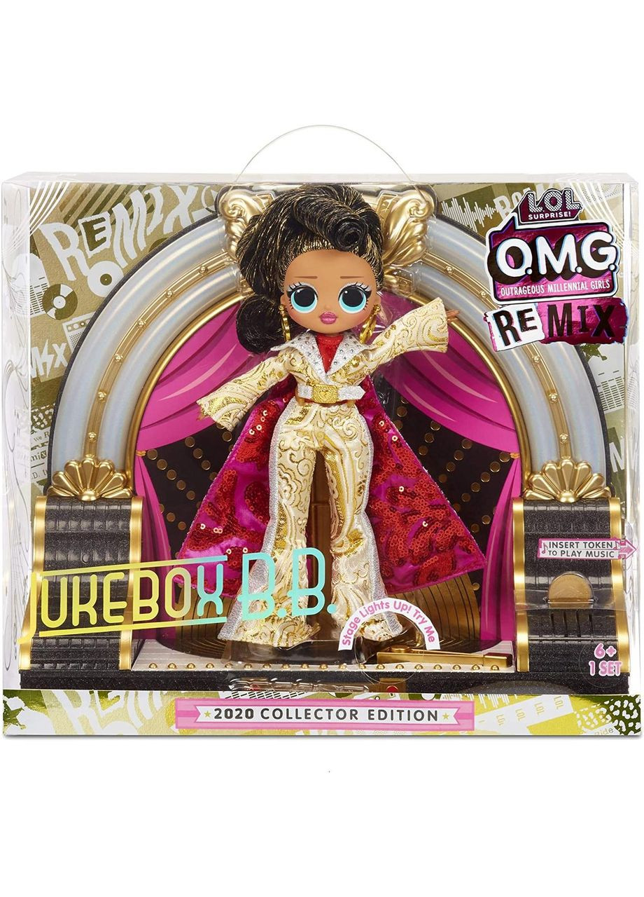 Лялька сюрприз омг ремікс Селебріті LOL Surprise! OMG Remix Jukebox B.B. MGA Entertainment (372012302)
