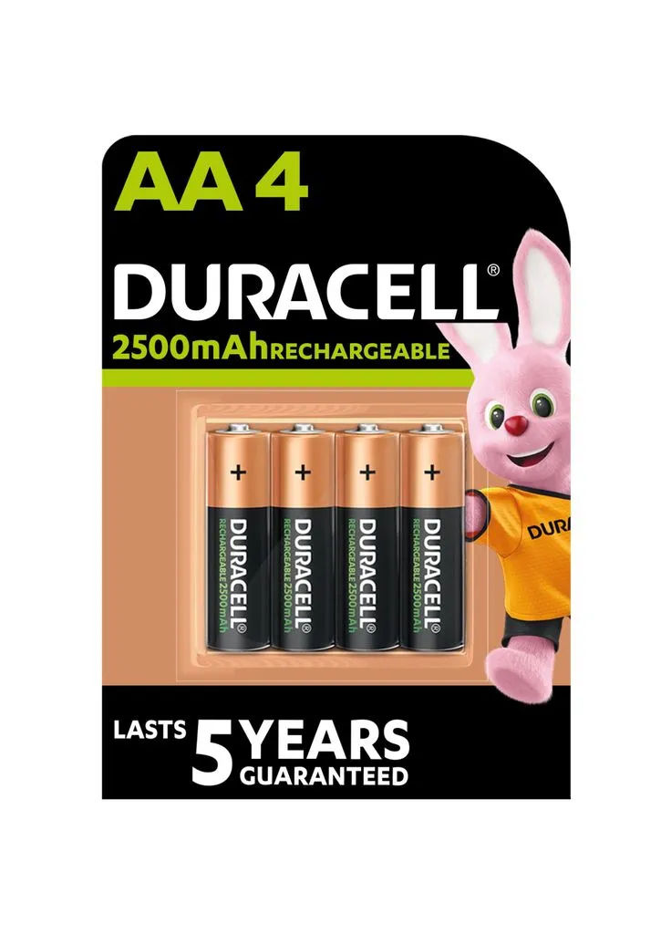 Аккумулятор AA HR6 2500mAh * 4 (5000394057203 / 5007308) Duracell (382054381)