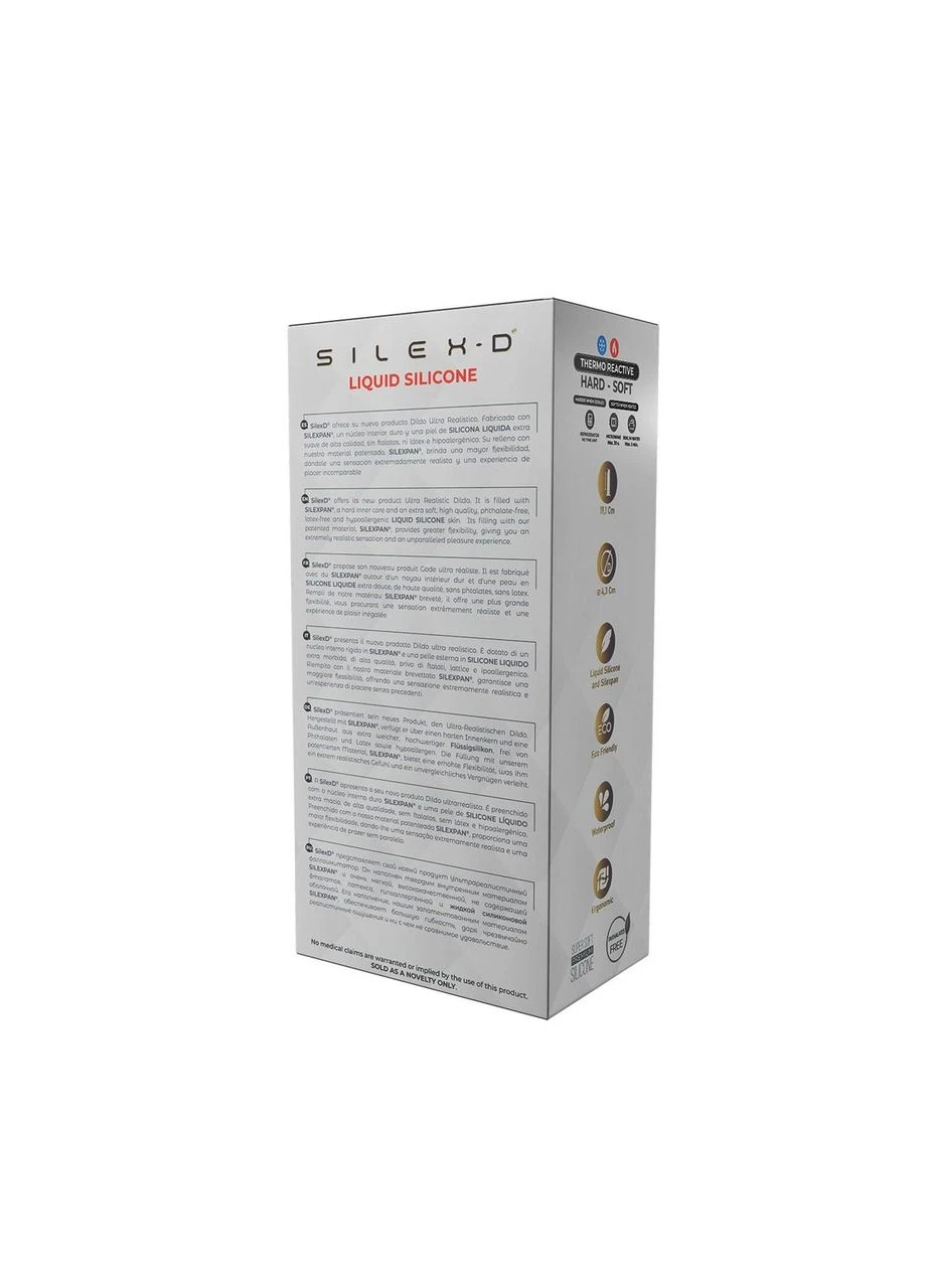 Фалоімітатор Flesh (MODEL 2 size 8in) Liquid Silicone, підходить для Apollo S та L Silexd (370202914)