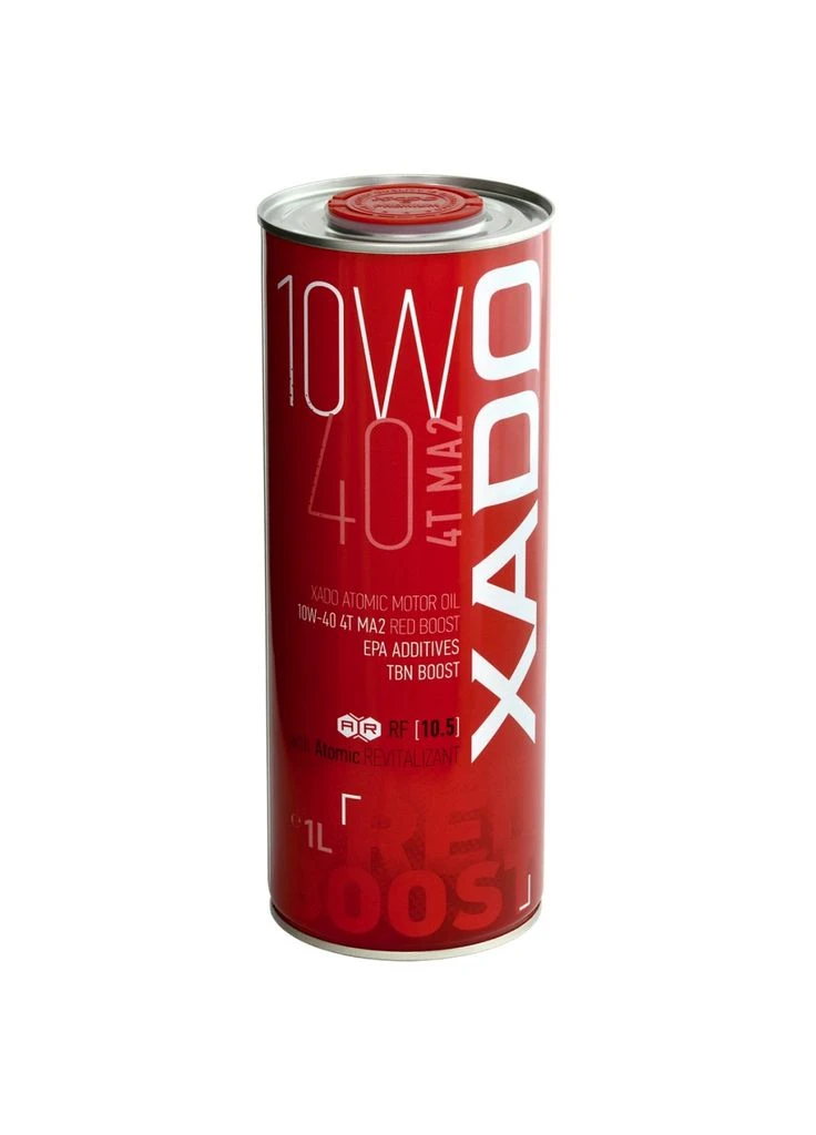 Моторна олива 10W-40 4T MA2, Red Boost 1 л (ХА 26132) XADO (382075543)