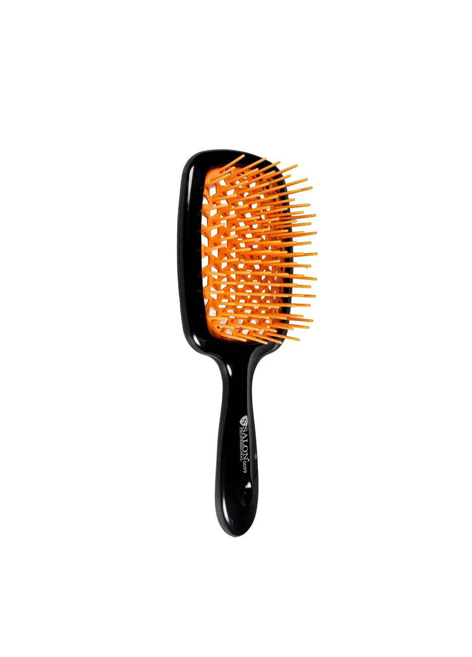Щетка для волос Professional продувная 20 см SP0099 SL массажные расчески для волос Черный с оранжевым Salon (322718292)
