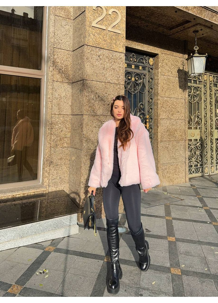 Женская короткая шубка из экомеха MonCher (369378557)