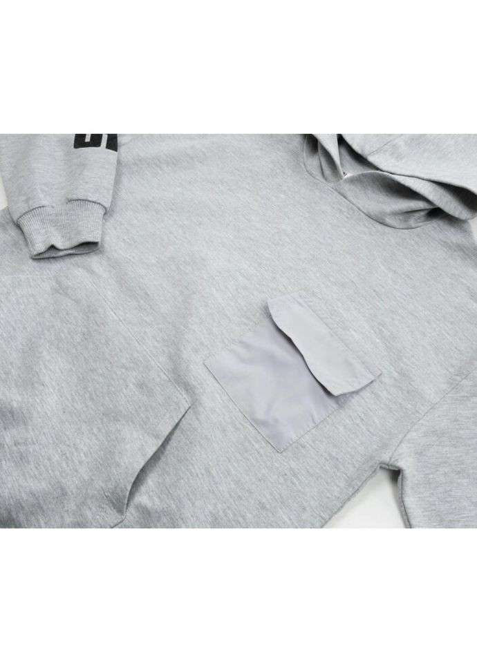 Кофта худи (18333-152B-gray) Breeze (301146636)