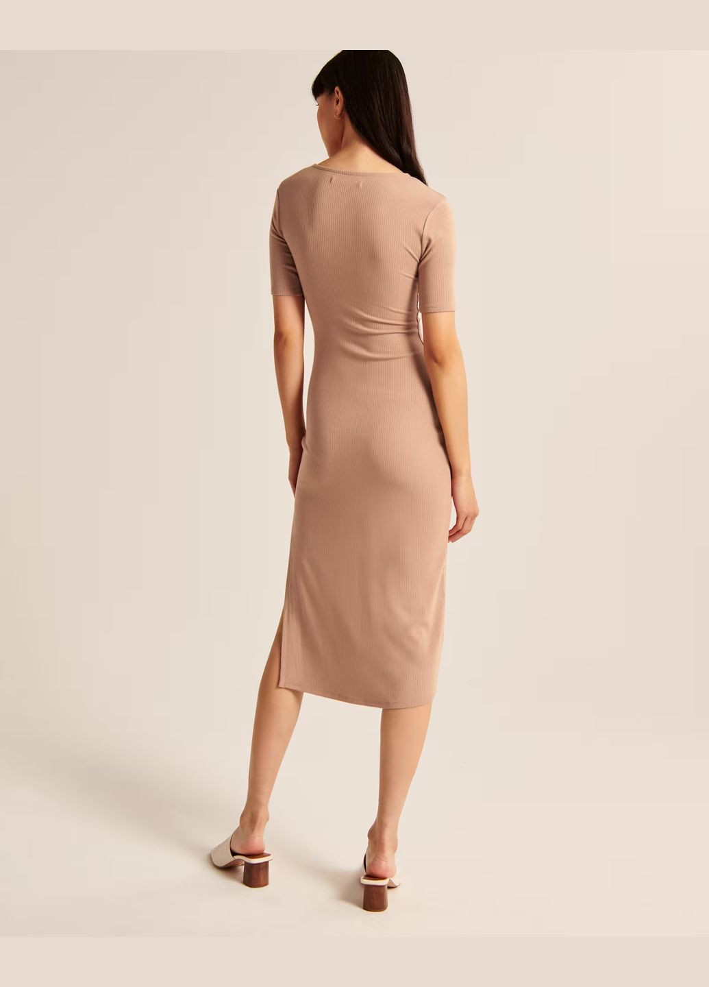 Светло-коричневый зимний платье женское - платье af9360w Abercrombie & Fitch