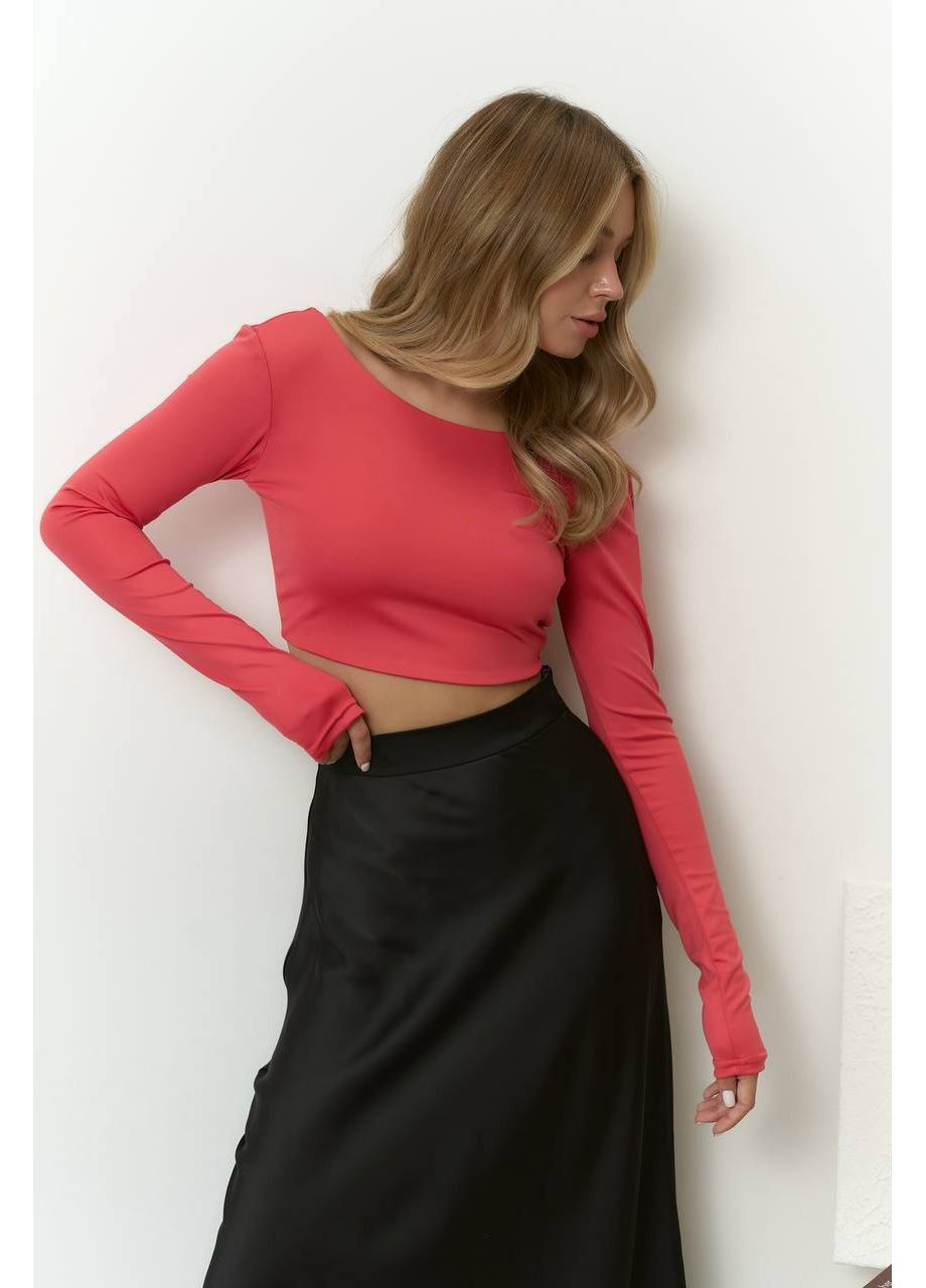 Женский кроп-топ с узлом на спине. MonCher (362206323)